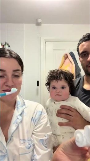 Baby’s First Toothbrush 🥺❤️ You’ll Smile Watching This - Fact Verse