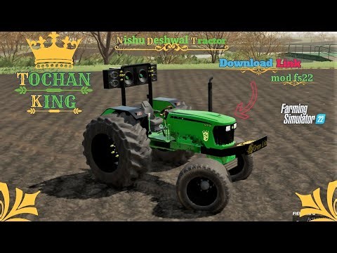 fs22 indian tractor mod // Nishu Bhai tractor tochan king 👑// download link #fs22