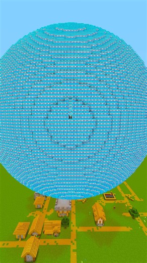 9999 aqua tnt sphere vs mobs who will survive?