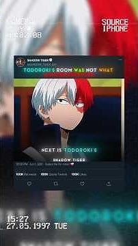Todoroki's Room Was Not What Anyone Expected💀...