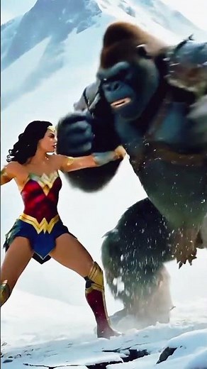 Wonder woman vs gorilla