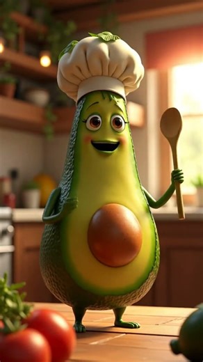 Talking Avocado Wakes Up… and Immediately Judges the Kitchen