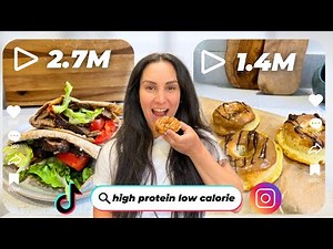 I Tested Viral High Protein Recipes From TikTok & Instagram | Healthy & Low Calorie