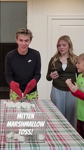 Mitten Marshmallow Toss Challenge!