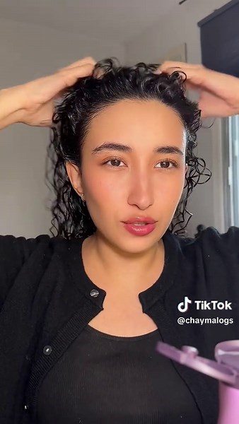 Transforming Straight Hair to Curly Hair Tutorial