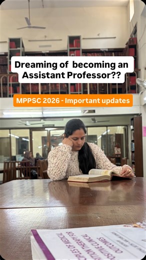 Mitali Yadav on Instagram: "Save and Share with the aspirants.. 🎓 MPPSC Assistant Professor Recruitment 2026 Total Posts: 949 Subjects: 15+ Recruitment divided into 3 categories 📌 Category 1 Subjects: History, Geography, Hindi, Sanskrit, Yogik Vigyan, Political Science, Geology, Law, Psychology, Hindi, etc. Application Dates: 27 Feb – 26 Mar 2026 Exam Date: 12 July 2026 📌 Category 2 Subjects: Sociology, Economics, Political Science, Commerce Application Dates: 27 Mar – 26 Apr 2026 Exam Date: 