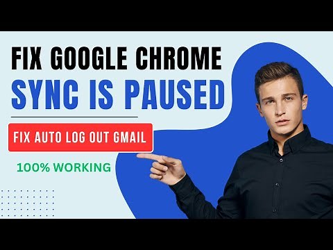 How to fix Google Chrome Sync is Paused | Google Chrome auto Log Out | Google Chrome Sync is Paused