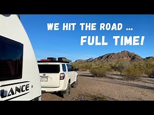 Toyota 4Runner Towing a Lance 1575 | First Week of Full-Time RV Living!