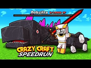Speedrun CRAZY CRAFT CHALLENGE! (Minecraft)