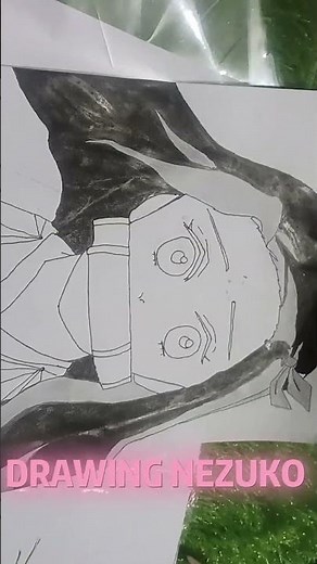 How To Draw Nezuko IEasy Drawing and Coloring #anime #trending