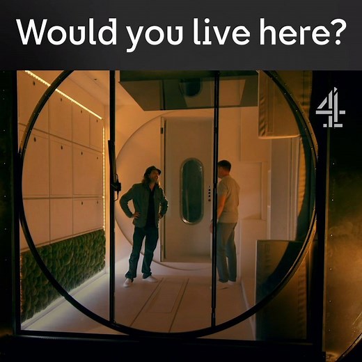 135K views · 264 reactions | George Clarke brings to life his childhood dream of a rotating home - the amazing, space-saving home of the future that we didn't know we needed. | Channel 4 | Facebook