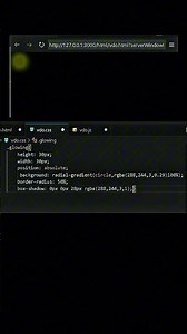 Glowing Cursor Effect with js #coding #ui #trending #videos #jstips #css3 #csstips #htmltips #viral