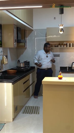 Is your kitchen space small? 🤔Don’t worry smart design can make even compact kitchen look spacious