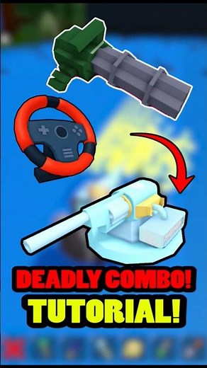 Roblox Build a Boat for Treasure Tutorial Turn Snowball Launcher to deadly Weapon! #roblox #babft