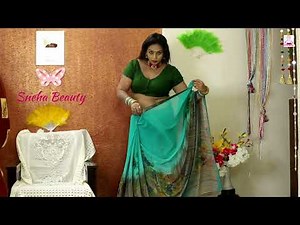 Easy saree draping tutorial for beginners | Saree wearing step by step | Sneha Beauty