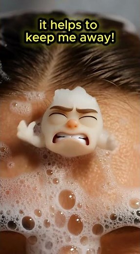 Get Rid of Dandruff FAST 😳❄️ #HairCare #HealthTips #LifeHack