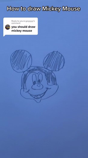 Easy Mickey Mouse Drawing Tutorial