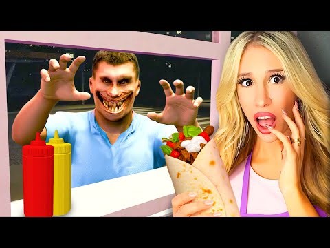 Working The NIGHT SHIFT At A SCARY SHAWARMA KIOSK… W/ @KatrinaBuno @BriannaPlayz