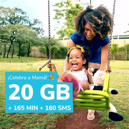¡Celebra a Mamá! 🥳 Recarga con Gigas, minutos y mensajes 🤳💝