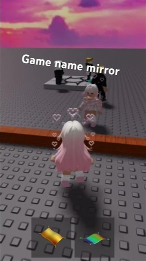 The game is called mirror #roblox ￼