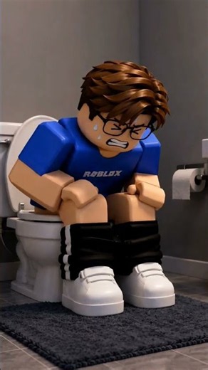 Roblox Boy Pooping (funny diarrhea) 😂💩🚽 #roblox #poop #toilet