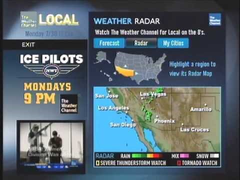 DirecTV's Local Weather App during The Weather Channel Programming