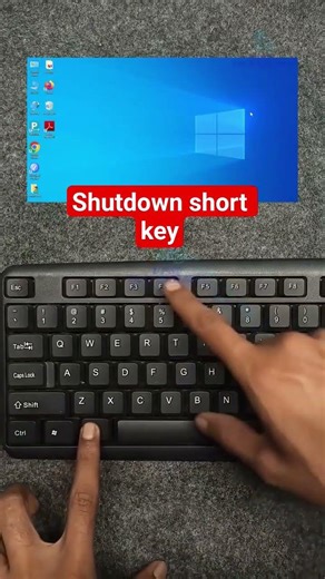 Computer Shut Down Short Key | #shorts #youtubeshorts #computerknowledge #trendingshorts #computer