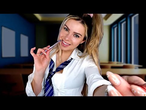 ASMR GIRL AT BACK OF CLASS PLAYS WITH YOUR HAIR (Derry Girls, Northern Irish Accent)