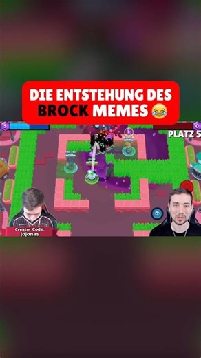 SO entstand das BROCK MEME 😂💀 #jojonas #brawlstars