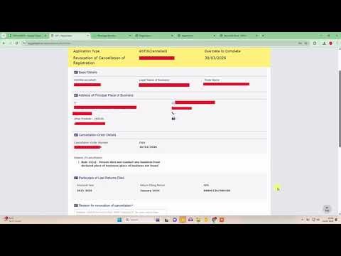 CANCEL GST को कैसे Activate करें || GST Revocation Filing | Cancel हुई GST फर्म को कैसे चालू करें ||