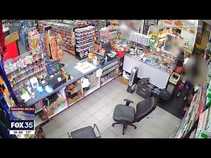 Gas station clerk brutally attacked while at work -- and it was caught on surveillance video