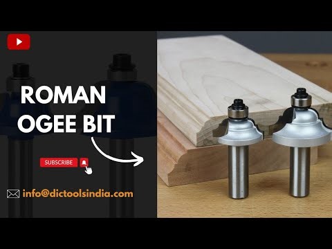 Roman Ogee Router Bits | TCT Router Bits | DIC