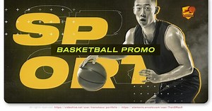 Dynamic Sports Intro with Glitch Effects and Modern Typography