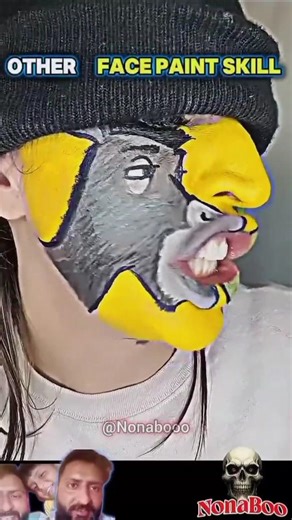 Face Paint Vs King This Skill ☠️ #trending #respect #viral #edit #trollface