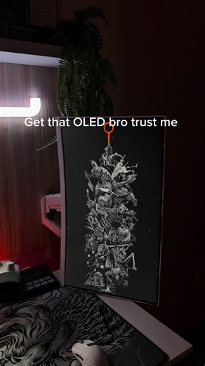 Jah🩶 on Instagram: "The difference between ips and OLED is insane 🖤#aesthetic #pcsetup #cozysetup #pcbuild #hyte explorepage✨ explore pc wallpaper wallpaperengine gaming pcgaming gamingsetup oledmonitor"