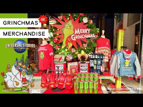 🎄[4K] Grinchmas Merchandise Has Arrived at Universal Studios Hollywood❤️