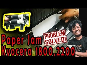 paper jam problem solved in Laser Printer | Kyocera Taskalfa 1800 ,1801,2200 ,2201