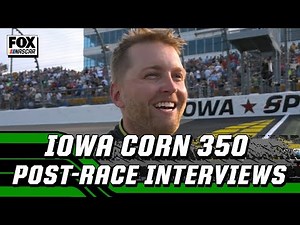 William Byron and more post-race interviews from Iowa Speedway | NASCAR on FOX