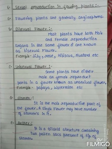Class 10 Biology How do Organisms Reproduce Notes #shorts #ytshorts