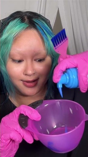 #punkycolour Sugar Cloud Semi-Permanent Foaming Hair Color in Jawbreaker 💙☁️✨