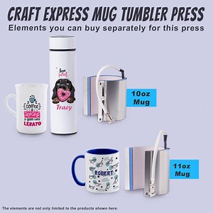 3 comments | The Craft Express mug tumbler press can do so much for...