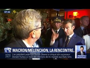 Macron/Mélenchon: la rencontre