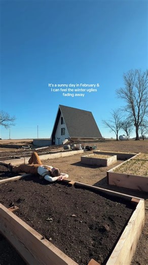 A Sunny Day At The End Of Winter! #gardening #growyourownfood