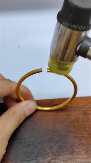 manual ring reduction process using a hammer