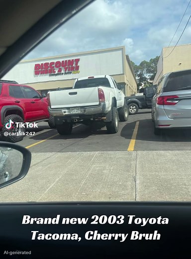 Much love from Hawai‘i 🤙 Brand new 2003 Toyota Tacoma — cherry bruh #tacoma #2003tacoma #yota #toyota #jokoy