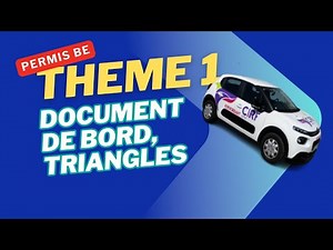 Permis BE - Thème 1 : Document de bord, triangles | Auto Ecole Kermorgant