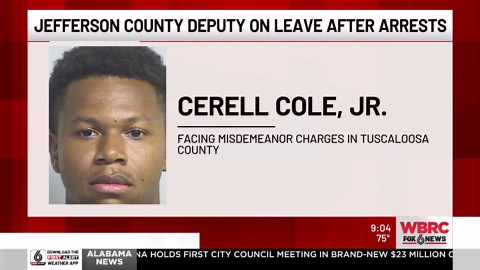 Jefferson County Sheriff’s deputy arrested in Tuscaloosa County on domestic violence charges