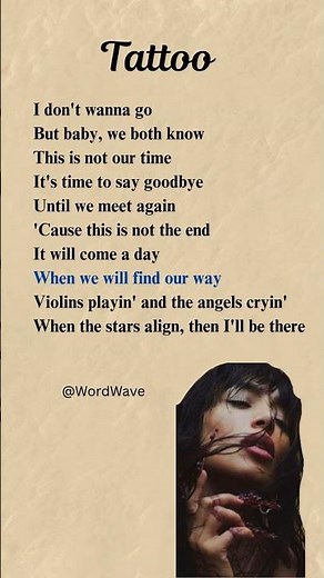 Loreen - Tattoo (Lyrics) #tattoo #lyrics