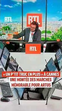 "A little something extra" in Cannes: a memorable red carpet appearance for Artus