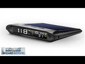 Universal Solar Power Digital GPS Car Speedometer Wireless HUD Display Mph KM/H Review